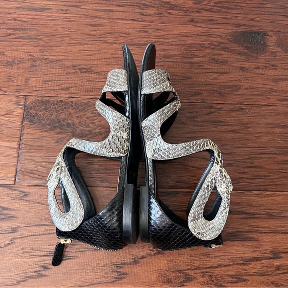 Roberto Cavalli Snake Low Heel Sandal - Picture 7 of 11